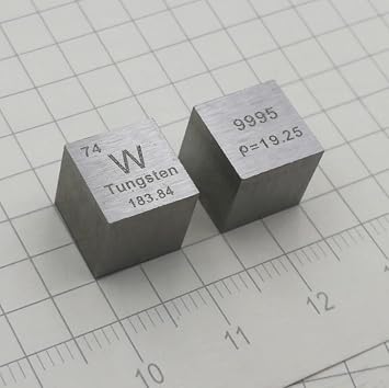 Tungsten Cube Metal High Density W Element Cube/10Mm*10Mm*10Mm