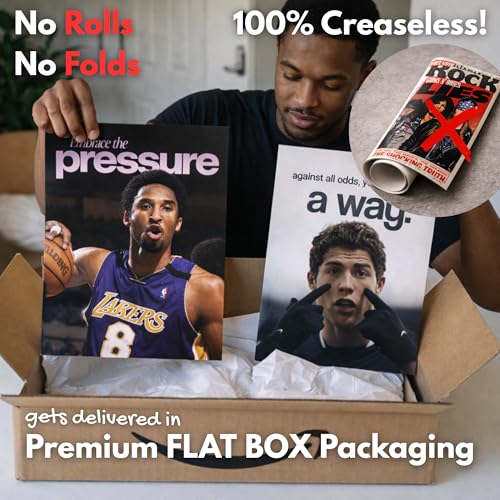 Image of Yellow Town India PRESSURE IS A PRIVILEGE Motivational Wall Poster Kit for Men | A4 A5 A6 Posters | 300 GSM | Bedroom, Study, Gym Wall Decor | 2026 Vision Board for Men, Boys