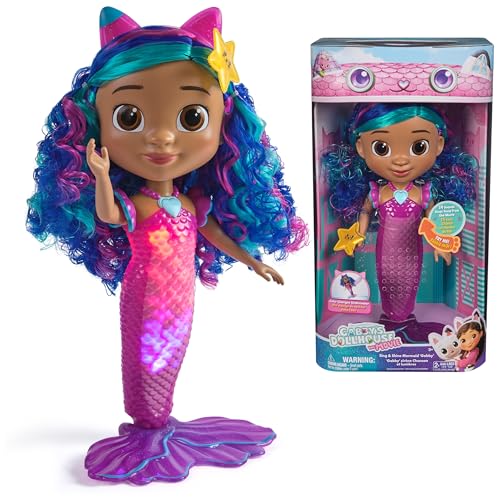 Gabby\'s Dollhouse: The Movie Sing & Shine Mermaid Gabby Gabby\'s Dollhouse: The Movie Sing & Shine Mermaid Gabby