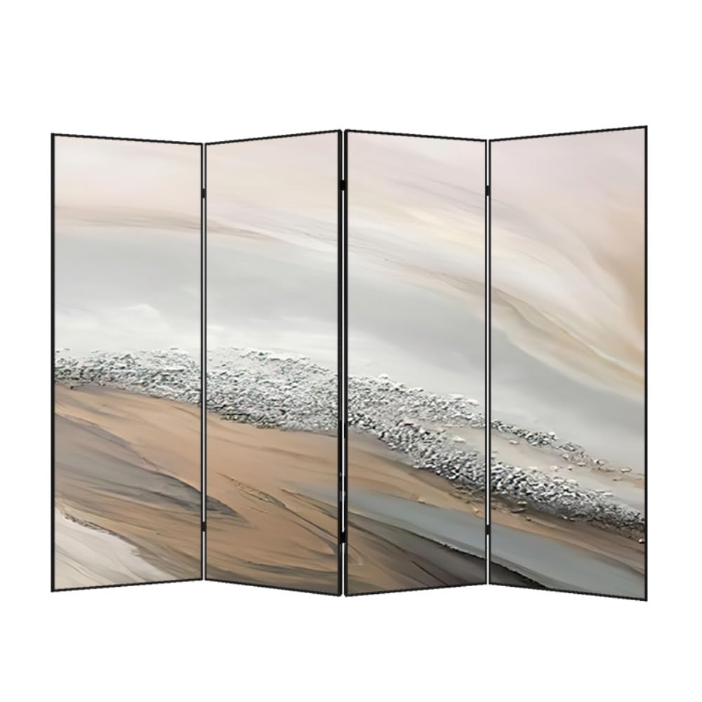 Privacy Screen Modern Simple Floor Screen Partition Decoration Living Room Office Porch Background Wall Seat Room Divider