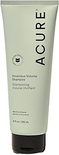 Acure Vivacious Volume Shampoo - Volumizing Shampoo for Fine Thin Hair, Add Body and Thicken Thinning Hair for Women & Men, Scalp Treatment with Mint, Sulfate & Paraben Free, Vegan - 8 fl oz