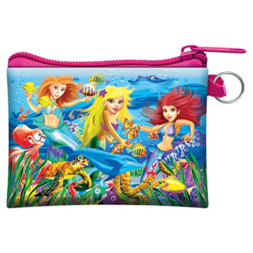 3D LiveLife Coin Purse - Mermaid Magic from Deluxebase. Lenticular 3D Ocean Purse. Cash, coin and card holder with secure zipper featuring artwork licensed from renowned Michael Searle