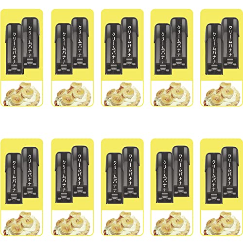 HECCO �d�q�^�o�R ���L�b�h �t���[�o�[�|�b�h PODS �x�C�v�N���[���o�i�i���L�b�h�|�b�h for model 2�d�q�^�o�R�t���[�e�B�[ �Z�b�g �t���[�o�[�J�[�g���b�W vape ���f��2 PODS 803�^ 20�� (�N���[���o�i�i)