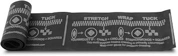SWAT-TTM Tourniquet Black 2 Pack by Safeguard Medical, Emergency Equipment for Massive Hemorrhage Control, Made in the USA