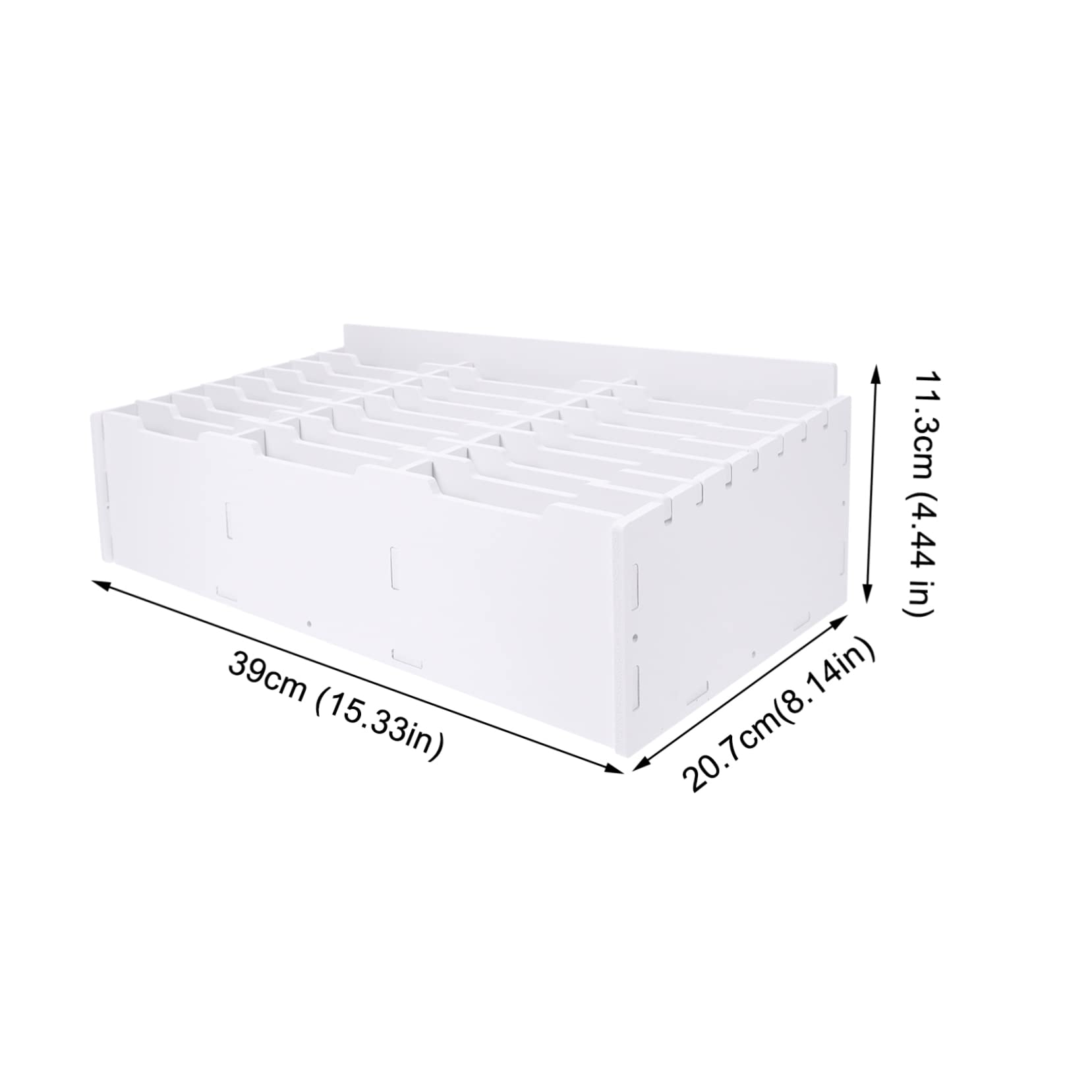 Abschluss Geschenk und Einschulung Deko Mehrfach Gitter Anzeigebox als Handy Displaybox mit Mehreren Fächern für Klassenzimmer und Schreibtisch Organizer