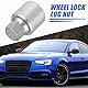 X AUTOHAUX Auto Radschloss Radmutter Diebstahlsicherung Entfernung Steckschlüssel Anti-Diebstahl Radmuttern für Audi A4L A5 A6L Q2L Q3 Q5 Q7 A8