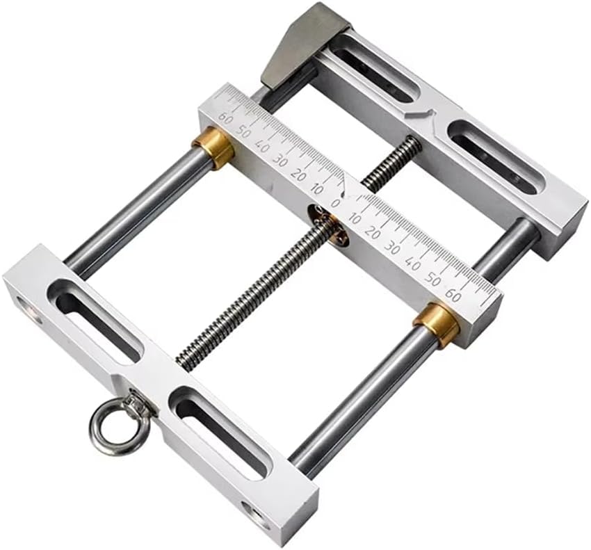 4 Inch Aluminium Alloy Flat Tongs Vise CNC Engraving Milling Machine Bench Drill Vise Parallel-Jaw Vise Max Holding Width 110MM