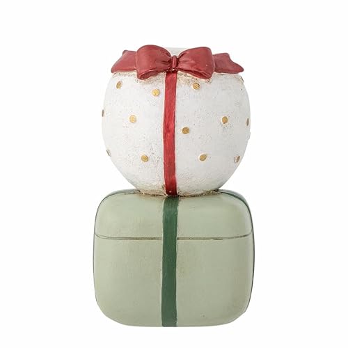 Bloomingville Wish Kerzenhalter aus Polyresin in der Farbe Grün, Größe: Ø5xH9 cm, 82062282