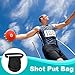 Lamppdcor Discus Bag Shot Put Bag with 2 Pocket Heavy Duty Discus Carrier Tote/Shoulder Discus Bag with Adjustable Strap & Fine Edge Splash Proof Oxford Shot Put and Discus Bag