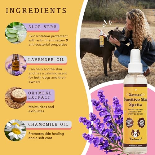 Natural-Dog-Company-Sensitive-Skin-Dog-Deodorizing-Spray-Ideal-with-Sensitive-Skin-Dog-Shampoo-Long-Lasting-Dog-Perfume-Dog-Spray-Deodorizer-Neutral-Scented-Dog-Spray-with-hints-of-Lavender-8-oz Natural Dog Company Sensitive Skin Dog Deodorizing Spray Ideal with Sensitive Skin Dog Shampoo Long Lasting Dog Perfume Dog Spray Deodorizer Neutral Scented Dog Spray with hints of Lavender 8 oz