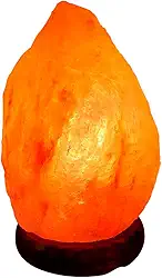 Abajur Luminária Terapêutica Sal Rosa Himalaia 1-2kg