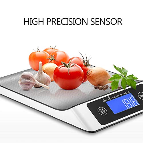High Precision Kitchen Scale Electronic Baking Platform 5kg Weighing Food Scale(One Color-15KG/1G (One Color 15KG/1G)