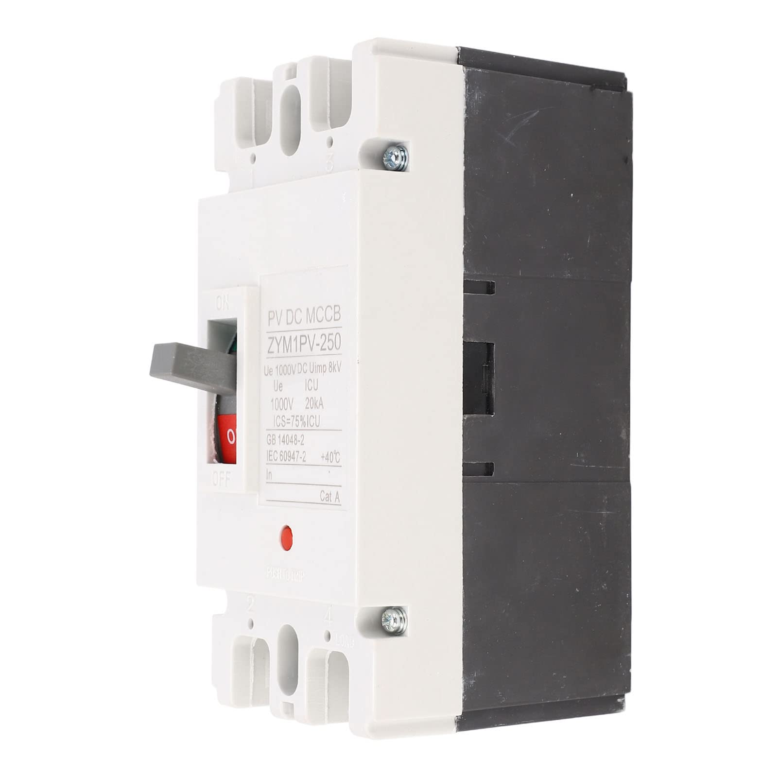 200A MCCB Interruptor de Protección de Batería Solar Disyuntor de Caja Moldeada para Entornos Extremos