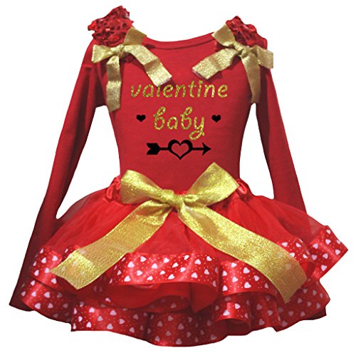 Tenue bébé Valentine idéale pour les fêtes et les sorties en famille jusqu'à 8 ans