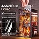 CUTEBEE DIY Book Nook Kit, Puppenhaus Miniatur Haus mit Möbeln and Staubschutz, Booknook Miniature House Kits für Erwachsene zu Bauen hölzerne 3Puzzle Art Model Kit (Train Mystery Case)