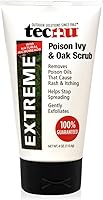 Vista 1 de Tecnu Extreme Exfoliante de Hiedra Venenosa y Roble, Elimina los Aceites de Plantas Venenosas que Causan Sarpullido y Picazón, Blanco 4 Onzas