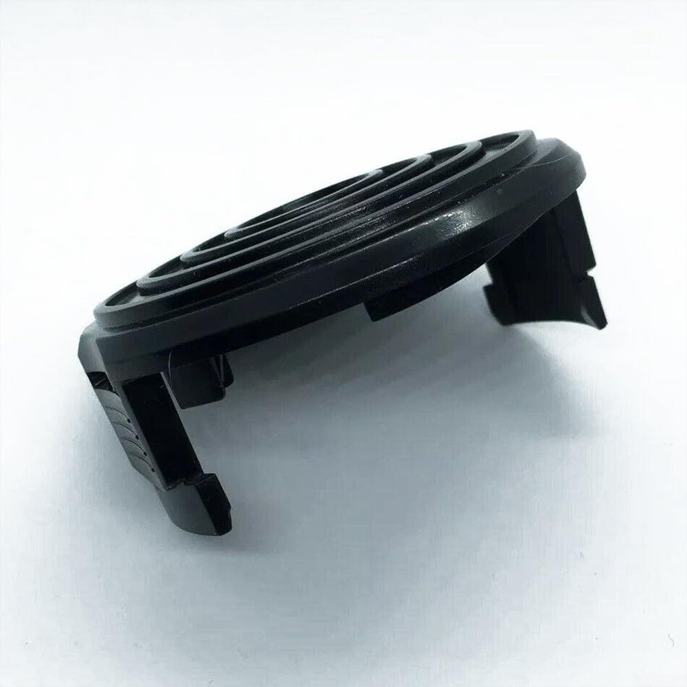 Bobine de Rechange pour Fil de débroussailleuse, Couvercle de Bobine de Rechange for Coupe-Bordures GT30, Lot de 2, Noir