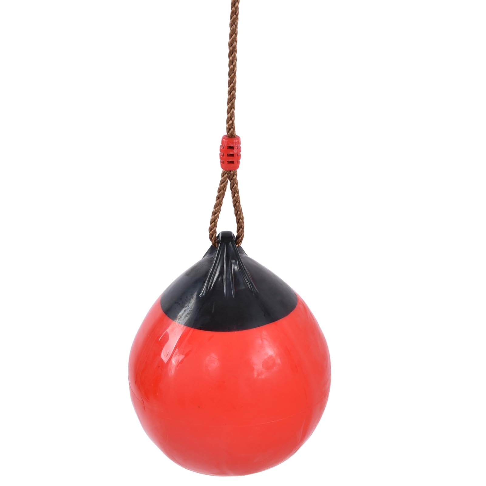 Generic Columpio Inflable para Niños, Columpio de árbol Colgante de PVC para Juegos en Interiores y Exteriores, Color Rojo, 29cm, con Cadena de Cuerda Resistente, Alta Capacidad de Peso