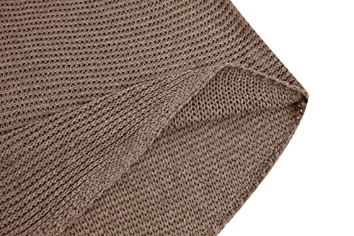 Angeun Mens Tank Tops Casual Sleeveless Lightweight Muscle Shirts Knit Loose Cami Shirt Summer Sweater Vest Blouses Brown #TOP4