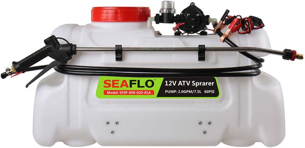 Seaflo 12V 13.2 Gallon (50L) ATV Spot Sprayer 2.2 GPM