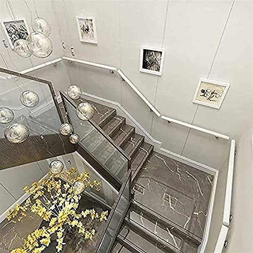 Kit complet rampe d'escalier blanche haut de gamme avec raccords soignés