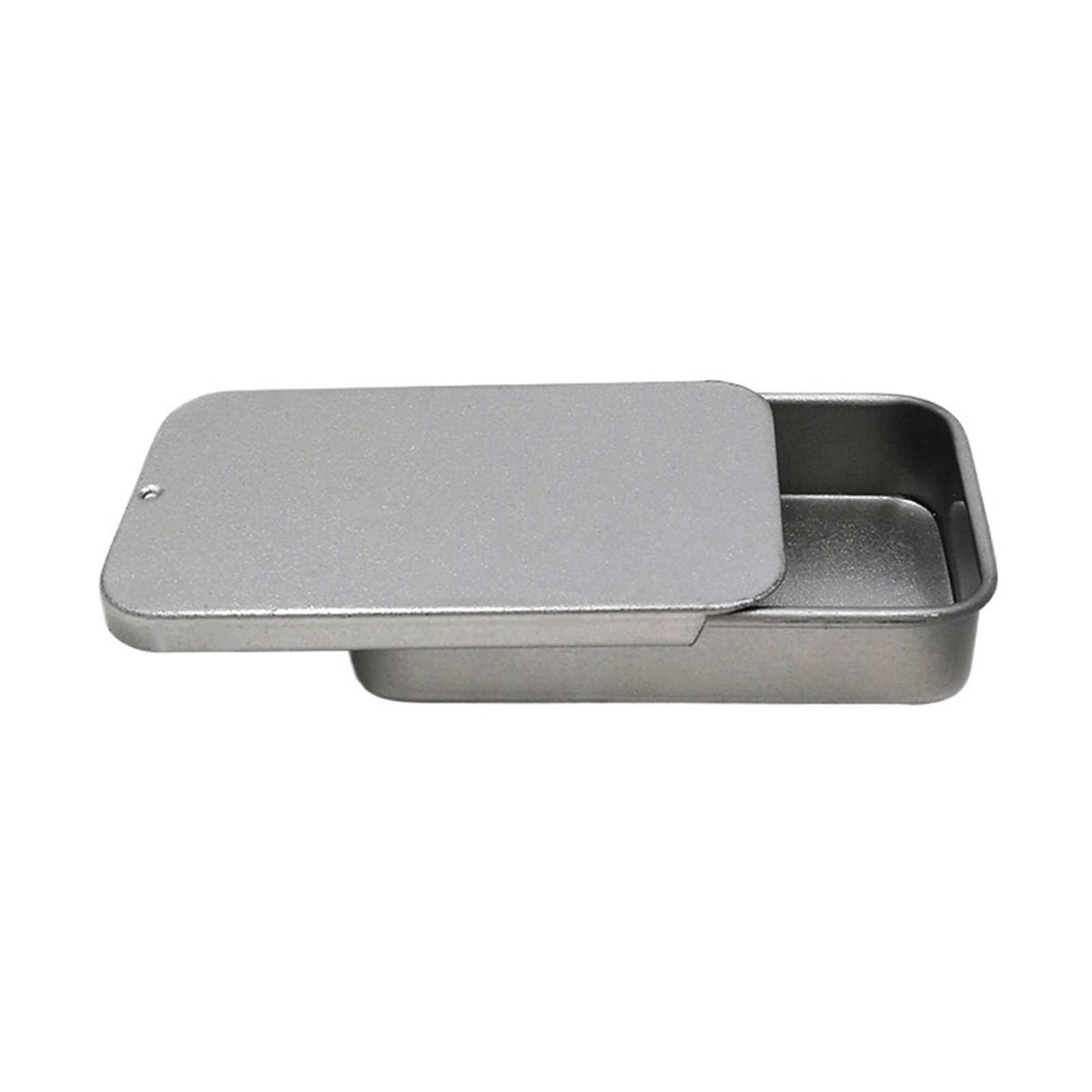 LuoAXINN Metal Tins with Lids 10Pcs Metal Cigarette Case Empty Mini Tin Box Tinplate Push Candy Pill Cases Bins Jar Hinged Containers Organizer Storage(Color 3)