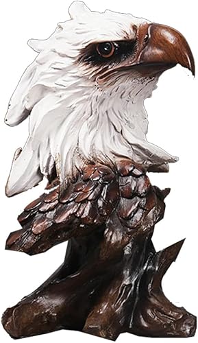 Miniatura 2 de Adorno de estatua de águila león, decoración de estatua de águila para el hogar, estudio, sala de estar, estatua de águila de león, exquisita
