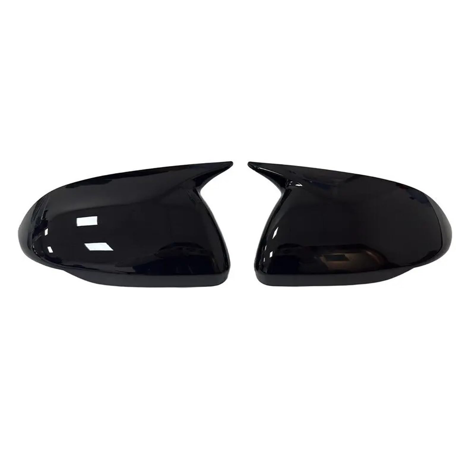 Car Rearview Mirror Cap for Kia for Rio 2018-2023 2X Car Sticker Rearview Side Mirror Cover Wing Cap Exterior Case Trim Vehicle Door Wing Mirror Cover(No Light Black)
