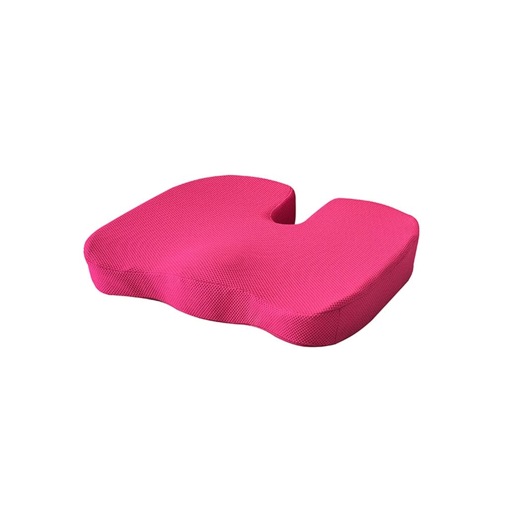 Mousse à mémoire de forme à rebond lent XMING coussin lombaire haute densité rose
