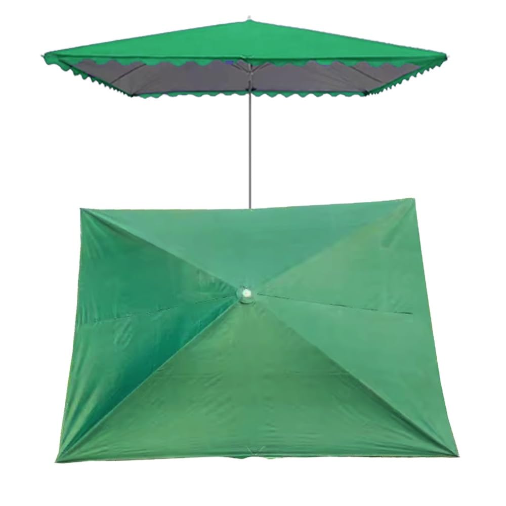 Sombrilla cuadrada de repuesto de 3 m x 3 m, 3 m x 19,5 m, 19,5 m x 19,5 m. Funda de repuesto para sombrilla de exterior. Tela de repuesto para sombrilla de mesa de mercado con protección UV 50+ (caqu