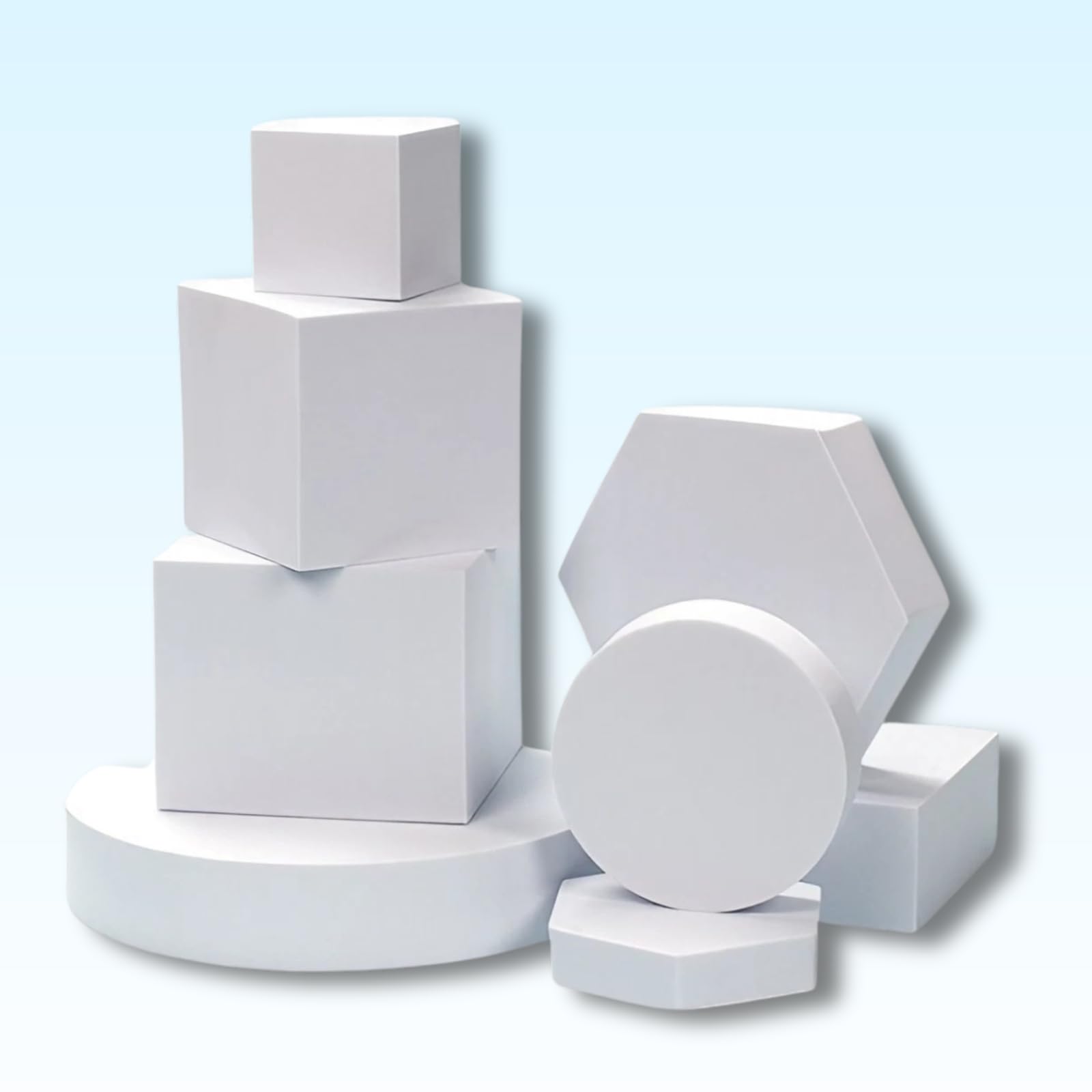 Amazon | ikomaido 撮影小道具 台 物撮り セット 立方体 円柱形 撮影