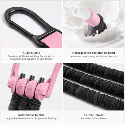 Image of Innstar Pull Up Assistance Bands, Heavy Duty Resistance Band for Pull Up Assist, Adjustable Resistance 165-265lbs with Fabric Feet /Knee Rest, Pull Up Bands Assistance Bands