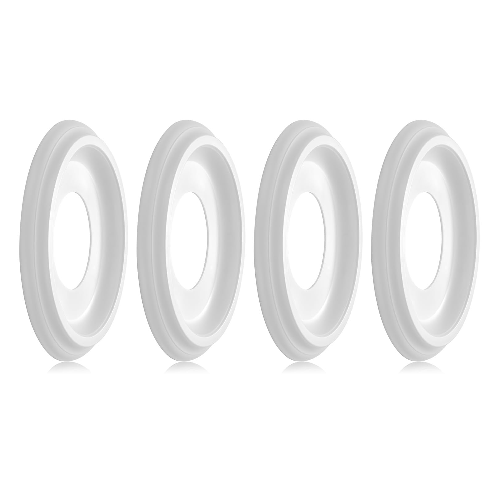 EIFHYT Molded Nylon Ceiling Medallion for Light Fixtures and Ceiling Fans 13"OD x 4"ID x 1-1/8"P (Fits Canopies up to 10-1/4") White — Amazon image 14