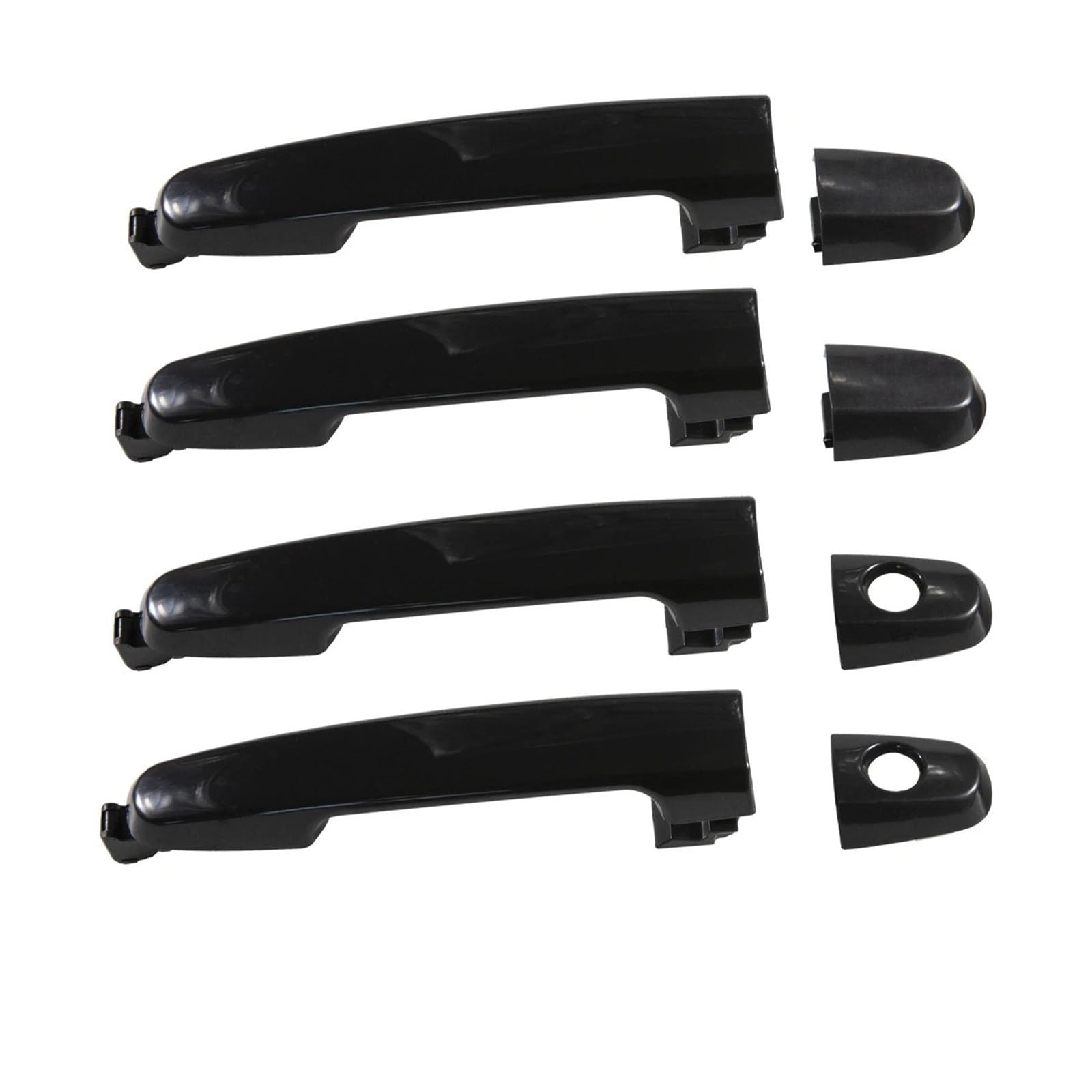 Jkkkks 1Set Car Exterior Door Handle Replacement For Toyota For Camry For Corolla For Highlander For Prius For Rav4 For Solara Exterior Outside Door Handle Left Right Car Handle Compatible
