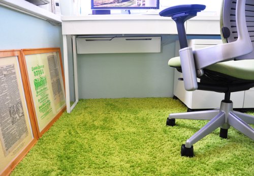 Hampen High Pile - Alfombra (133 x 195 cm), color verde