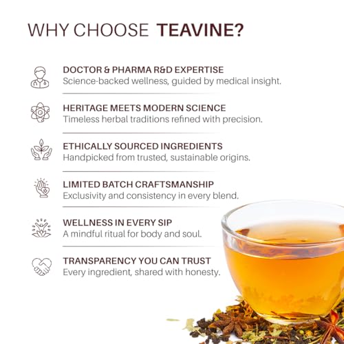 Image of TEAVINE Apple Spice Black Tea | Premium Loose Leaf Black Tea with Real Apple Peel, Cinnamon, Clove, Star Anise & Orange Peel | Rich Aroma & Flavor | Includes free Stainless Steel Infuser