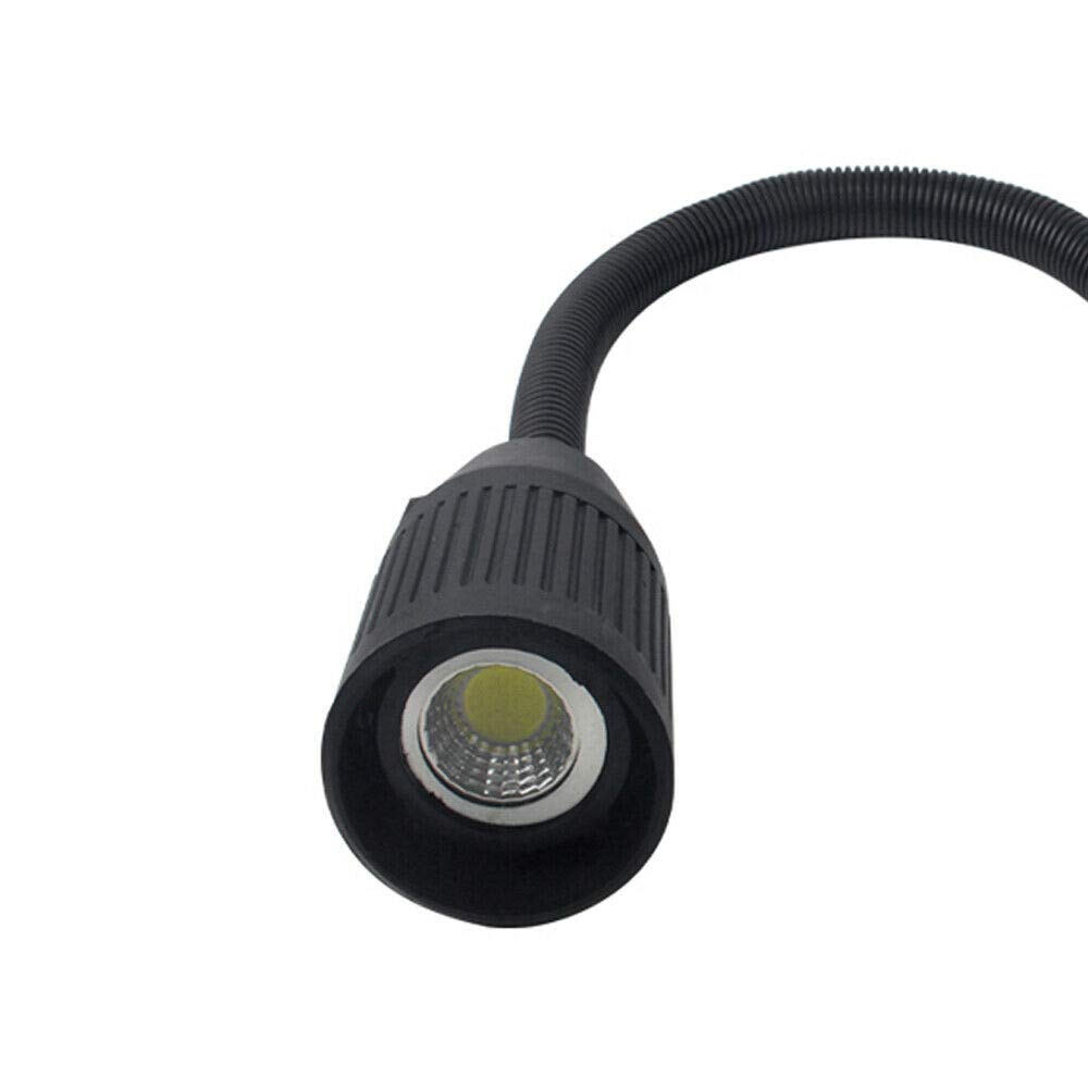 Lampe LED De Travail 5W 24V-36V – Bras Flexible 360° Rotatif, Haute Luminosité Pour Machine-Outil, CNC, Atelier Et Bricolage