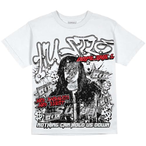 Image of DopeSkill Graphic Tee Streetwear Hypebeast Hip Hop Unisex Premium T-Shirt Sneaker Colour Matching Shirts Gift for Sneakerhead