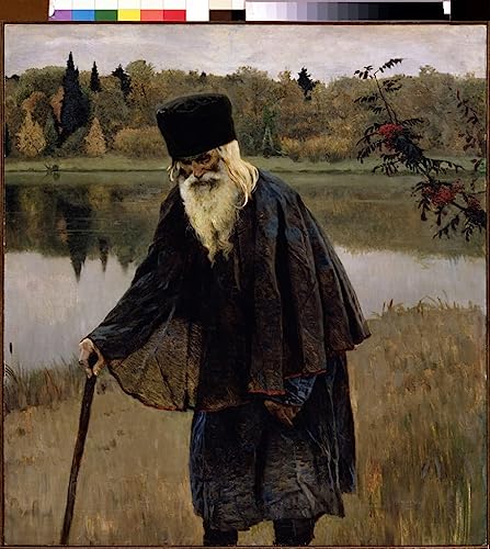 Prints toile peinture un ermite de Nesterov impression haute qualité