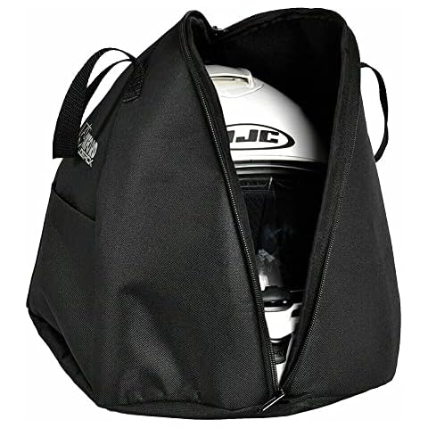 Oxford Lidsack Motorcycle Helmet Bag Motorbike Crash Lid Storage Carry OL261 (Black) Cover