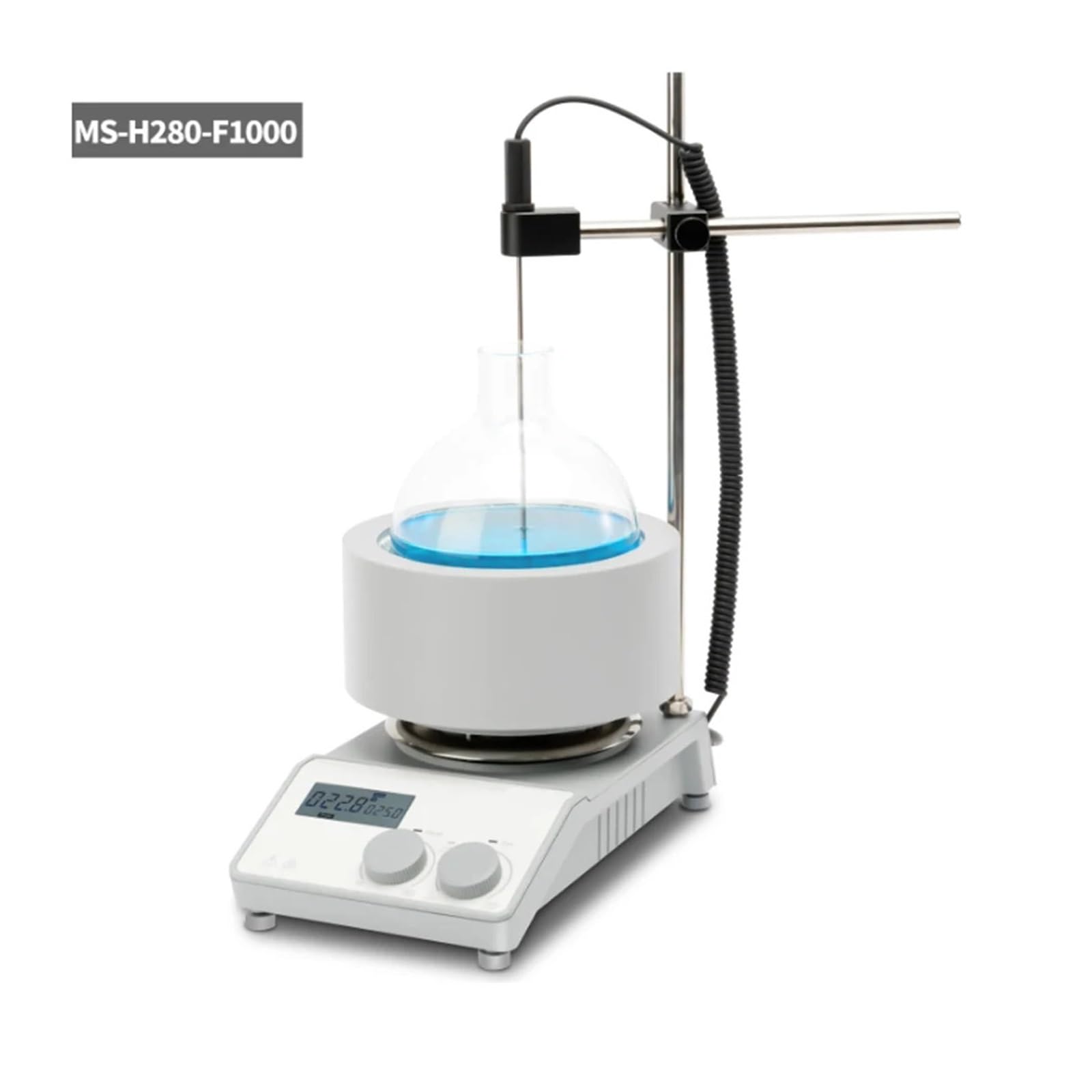 Cyfrowa płyta grzejna 100ml 250ml 500ml 1000ml elektryczny płaszcz grzejny laboratoryjny LCD cyfrowe mieszadło magnetyczne płyta grzejna do użytku laboratoryjnego(MS-H280-B100)