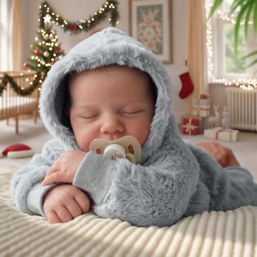 BABESIDE Lifelike Reborn Baby Dolls Boys - 17-Inch Real Baby Feeling Realistic-Newborn Baby Doll Full Body Vinyl Real Life Baby Dolls with Toy & Gift Box for Kids Age 3+ by BABESIDE - Image 7