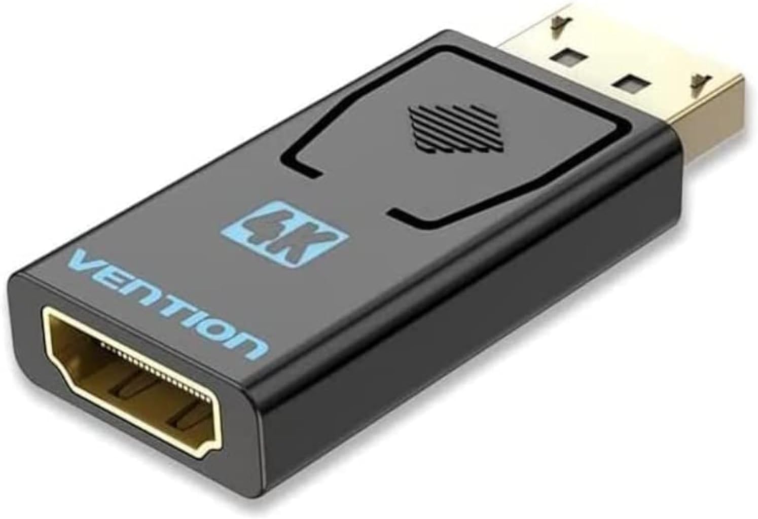 DisplayPort to HDMI 2.1 Adapter @4k, [ Uni-directional DP Male to HDMI 2.1 Female ] Gold-Plated connect laptop/Desktop DP interface to HDMI Monitor, TV, Projector [1 Year Warranty] (Pack of 1)