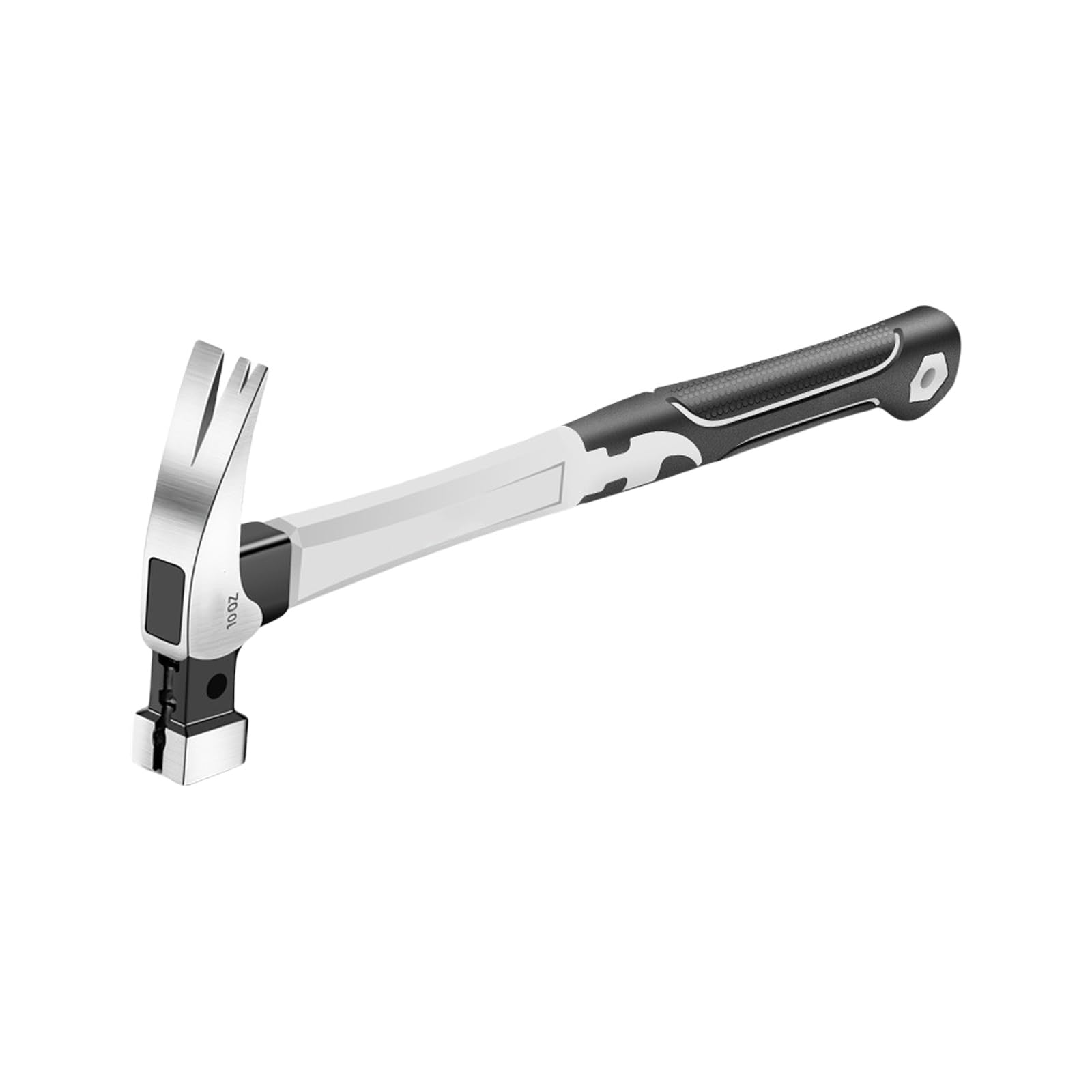 Multifunction Claw Hammer for Nails Pulling Hammering High Impacts Steel Head Nails Holder for Craftsmen Handymen