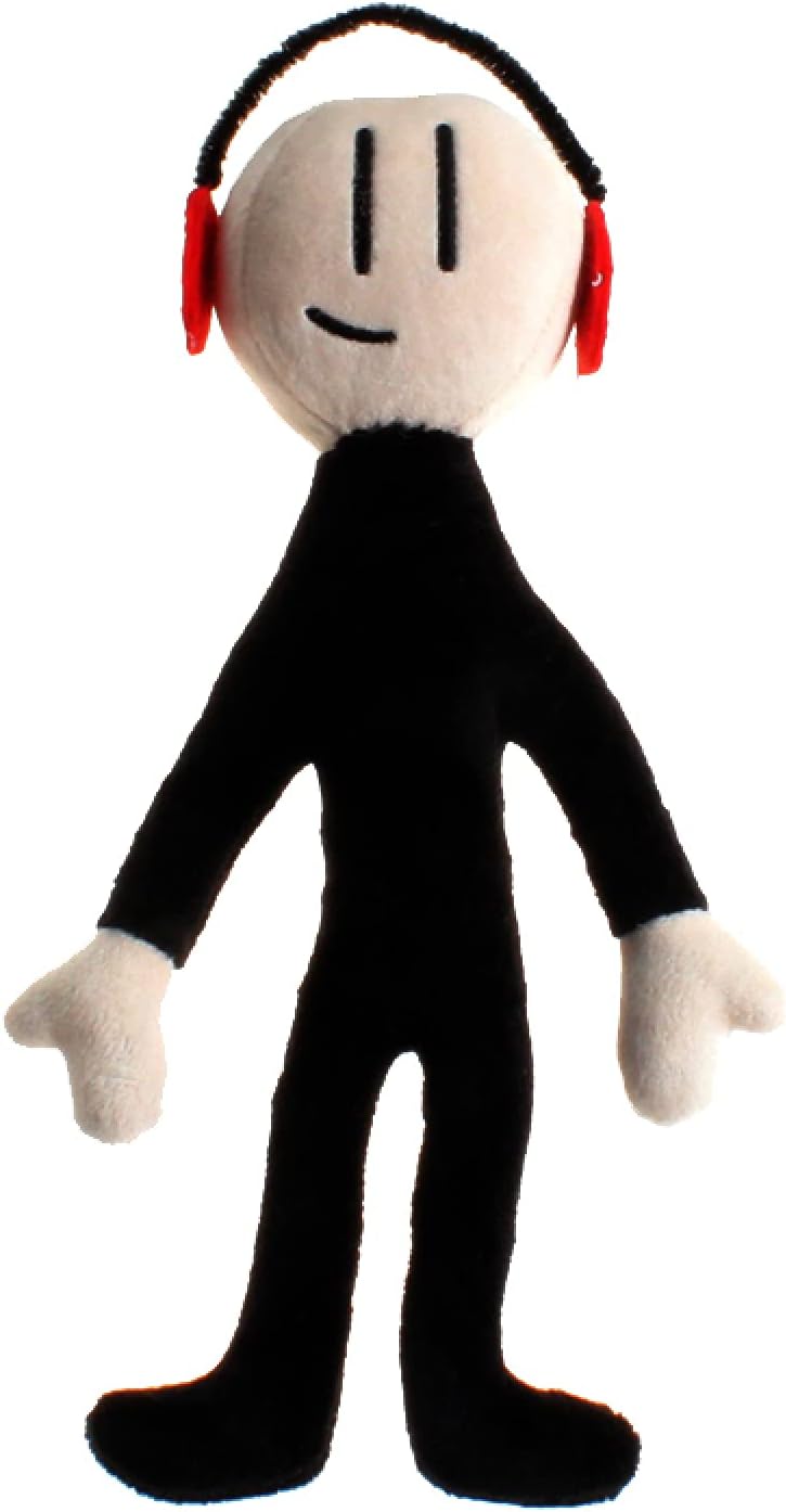 Mlaqwev 9in The Henry Stickmin Plush Toys,Charles Calvin Plush,Cartoon Figure Plush Doll， Game Toys for Fans Collection, Gift for Kids Hot Game Plushies