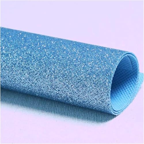 Alfombra de Pasillo con Purpurina Azul de 1,5x15 m para Fiestas
