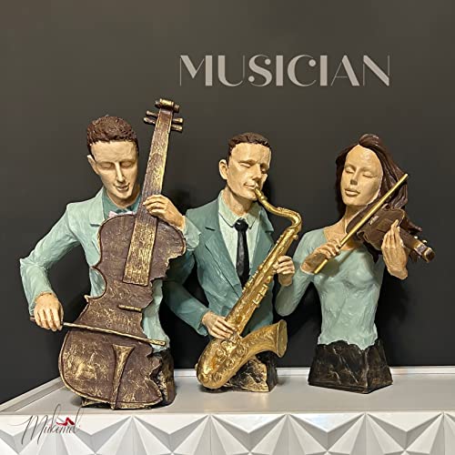 Statue de violon faite à la main 42 cm : élégance et design raffiné