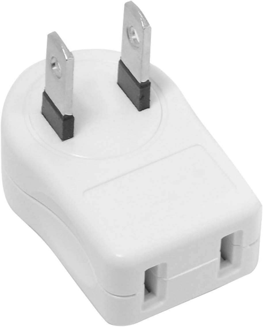 xiwai NEMA 1-15P USA Outlet Saver Power Extension Adapter 2-Prong 2 Outlets 90 Degree Up Down Angled