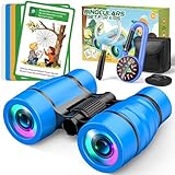 Fernglas für Kinder Entdecker Set inklusive Kinderlupe & Kompass & Entdeckerkarten - Outdoor Spielzeug ab 3-8 Jahre Jungen - Geburtstag Geschenk, Gartenspielzeug Kinder - Spiele ab 3 4 5 6 7 Jahre
