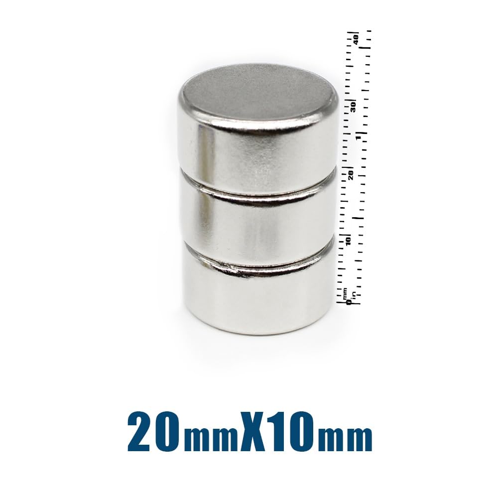 2/5/10/15/20PCS 20x10 Round Magnetic Rare Earth 20x10mm Permanent Neodymium 20 * 10 mm Magnet(5PCS)